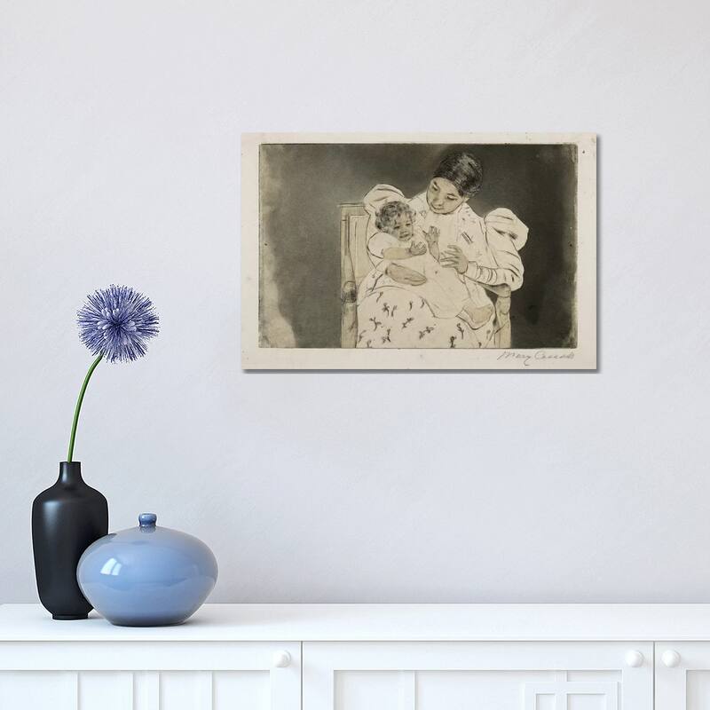 iCanvas "The Barefooted Child, C. 189697" by Mary Stevenson Cassatt